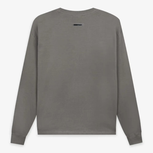 FOG FEAR OF GOD ESSENTIALS Casual Bottoming Multi-line Long Sleeve Charcoal Gray
