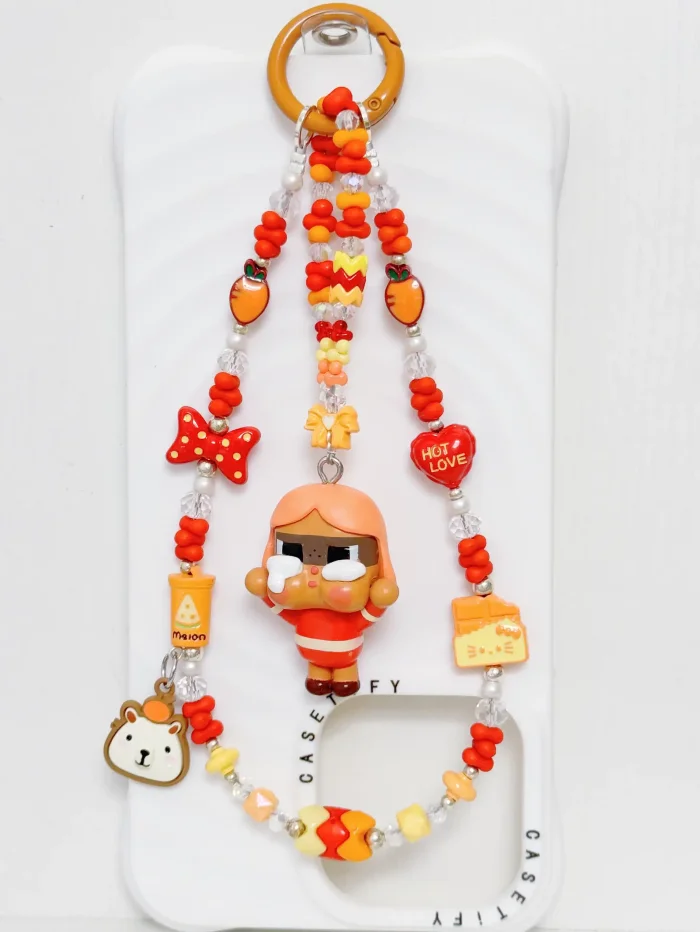 Handmade Alloy Charm Phone Strap Crybaby