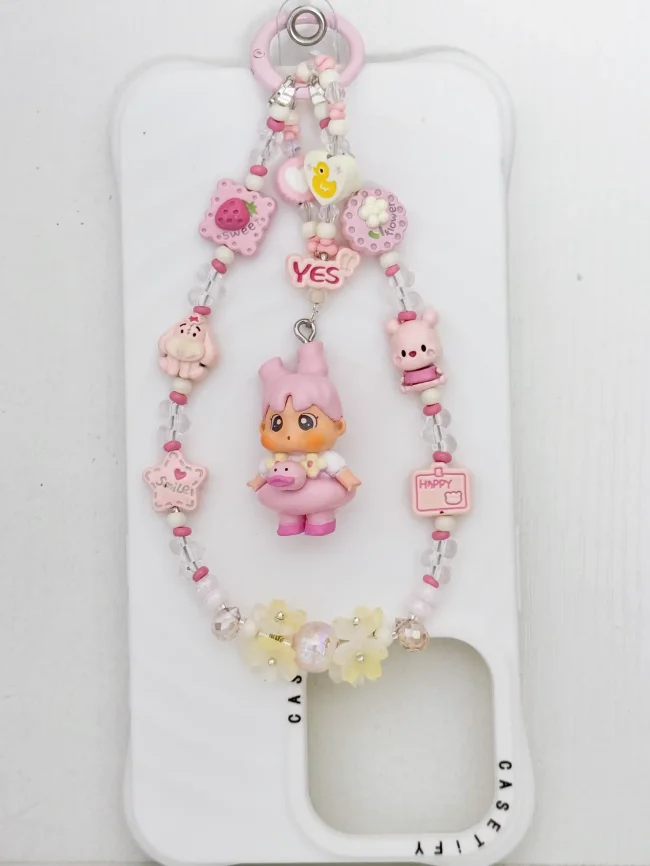 Handmade Alloy Charm Phone Strap Qoqo