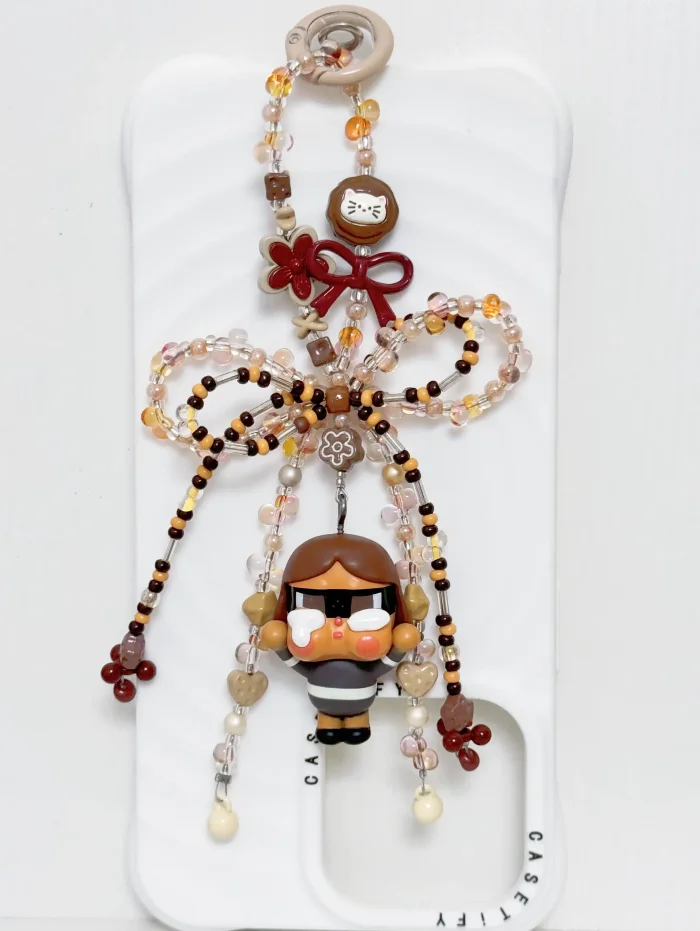 Handmade Alloy Charm Phone Strap Crybaby