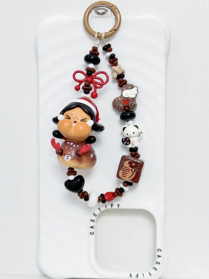 Handmade Alloy Charm Phone Strap Crybaby