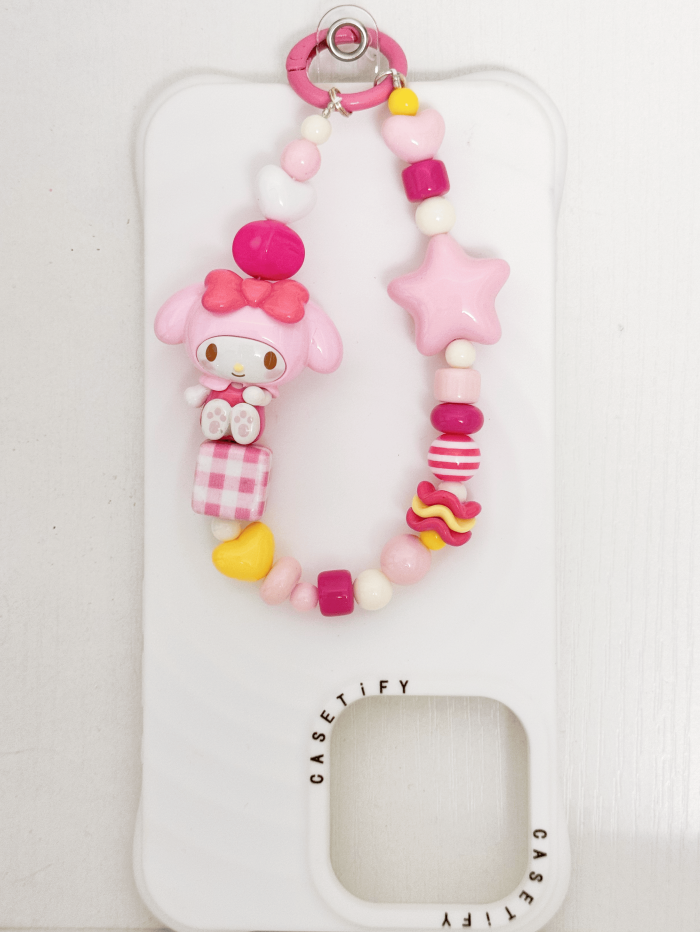 Handmade Acrylic Charm Phone Strap Sanrio