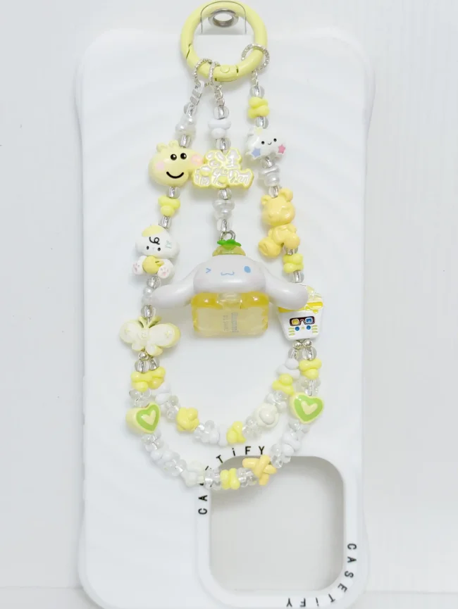 Handmade Alloy Charm Phone Strap Cinnamoroll