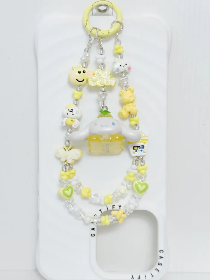 Handmade Alloy Charm Phone Strap Cinnamoroll