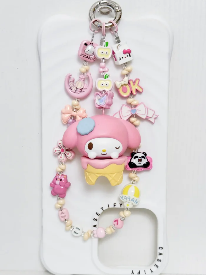 Handmade Alloy Charm Phone Strap Melody