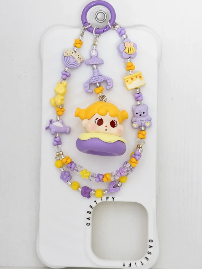 Handmade Alloy Charm Phone Strap Qoqo