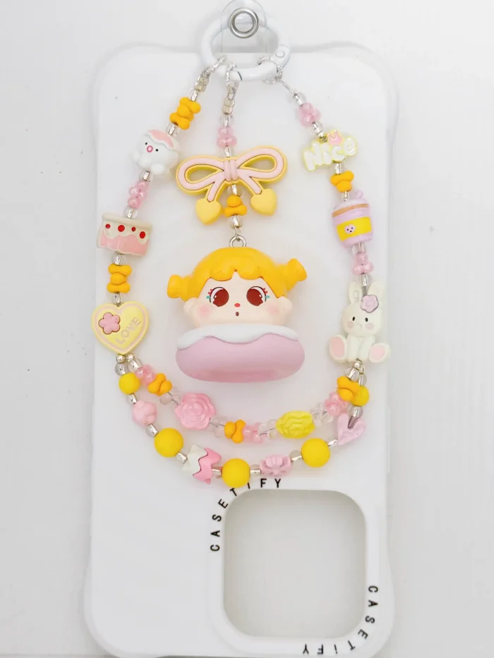 Handmade Alloy Charm Phone Strap Qoqo