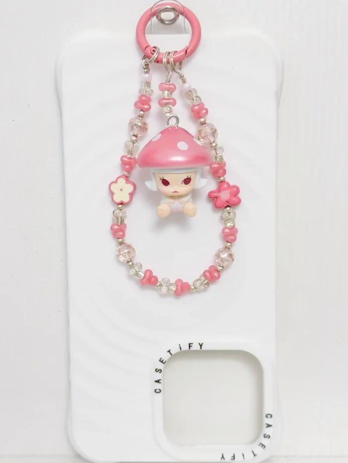 Handmade Alloy Charm Phone Strap Molly