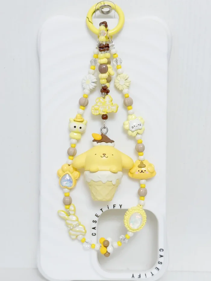 Handmade Alloy Charm Phone Strap Sanrio
