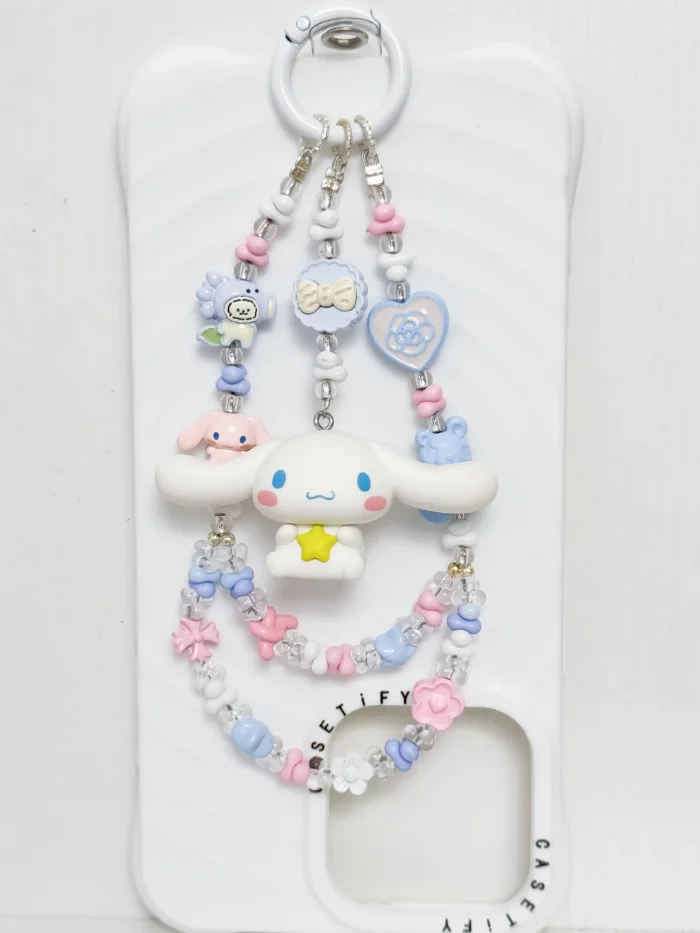 Handmade Alloy Charm Phone Strap Cinnamoroll