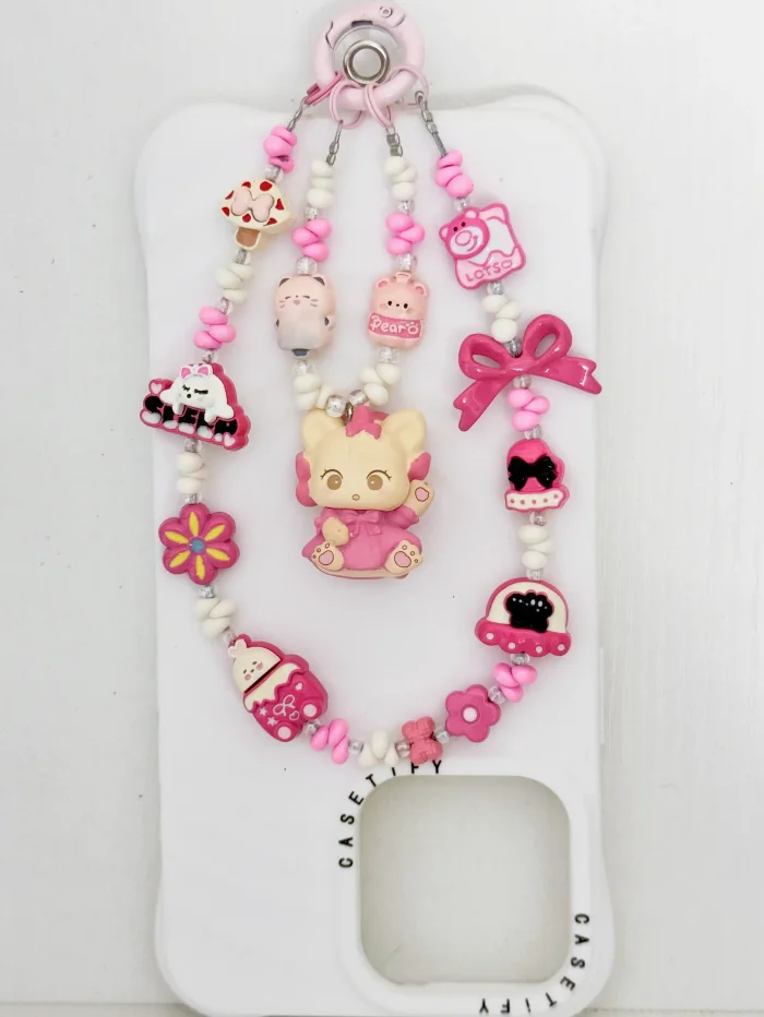 Handmade Alloy Charm Phone Strap