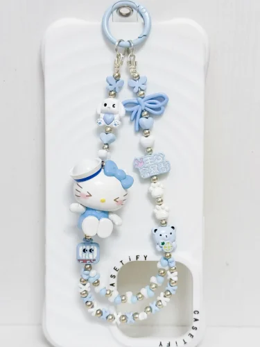 Handmade Alloy Charm Phone Strap Sanrio