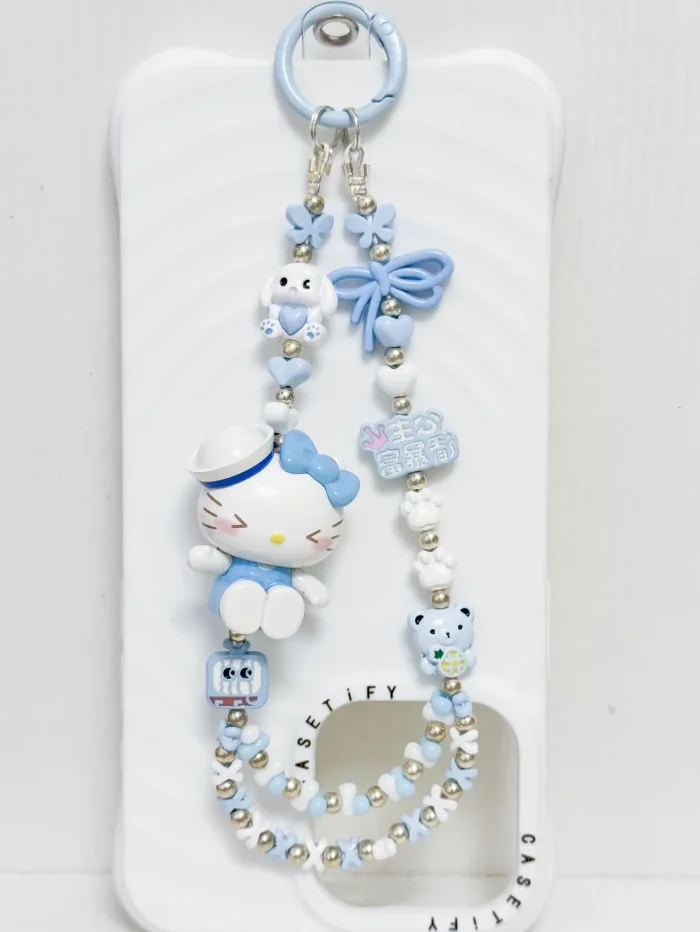 Handmade Alloy Charm Phone Strap Sanrio