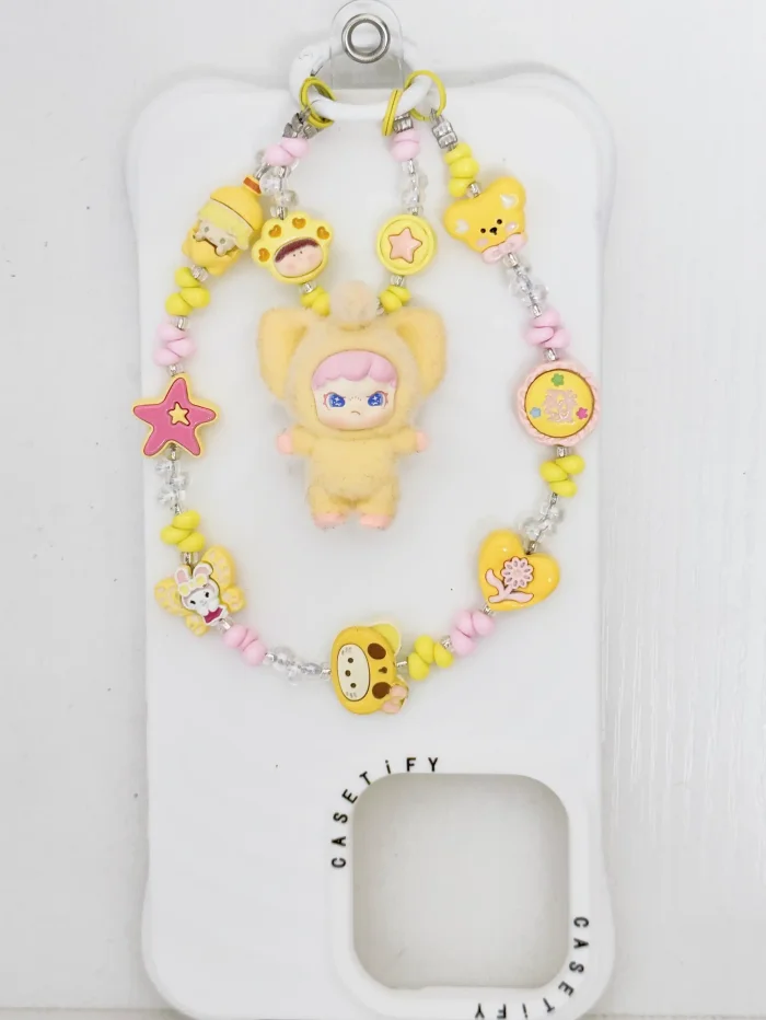 Handmade Alloy Charm Phone Strap