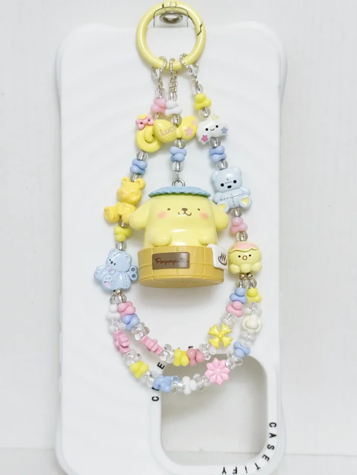 Handmade Alloy Charm Phone Strap Sanrio