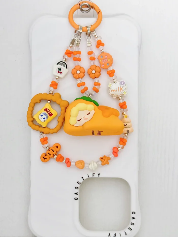 Handmade Alloy Charm Phone Strap Wendy