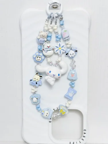 Handmade Alloy Charm Phone Strap Cinnamoroll