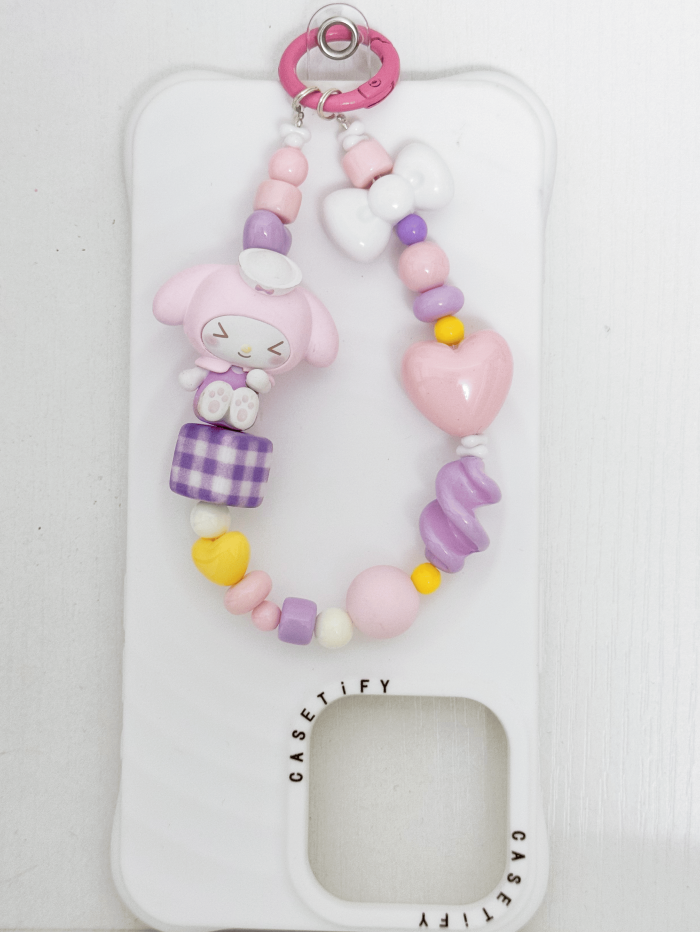 Handmade Acrylic Charm Phone Strap Sanrio