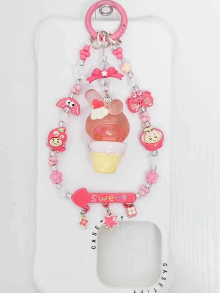 Handmade Alloy Charm Phone Strap Melody