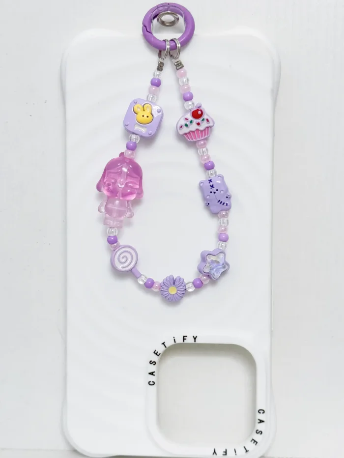 Handmade Alloy Charm Phone Strap Crybaby