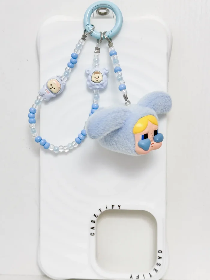 Handmade Alloy Charm Phone Strap Crybaby