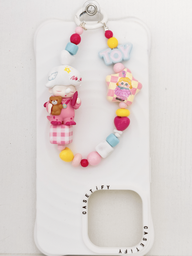 Handmade Acrylic Charm Phone Strap