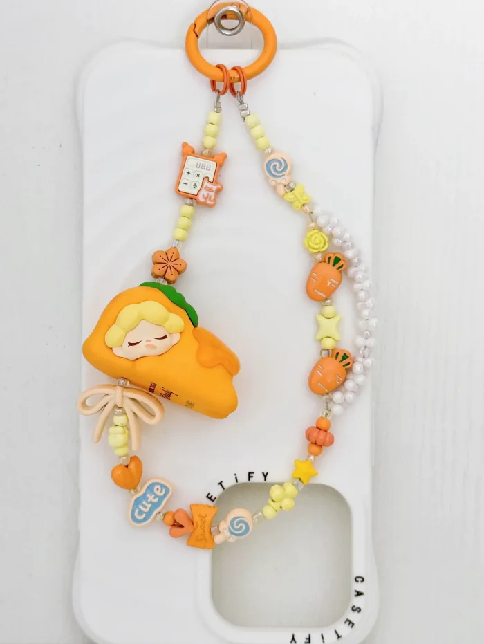 Handmade Alloy Charm Phone Strap Wendy