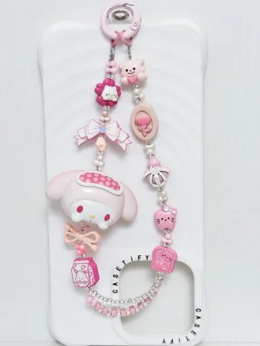 Handmade Alloy Charm Phone Strap Melody