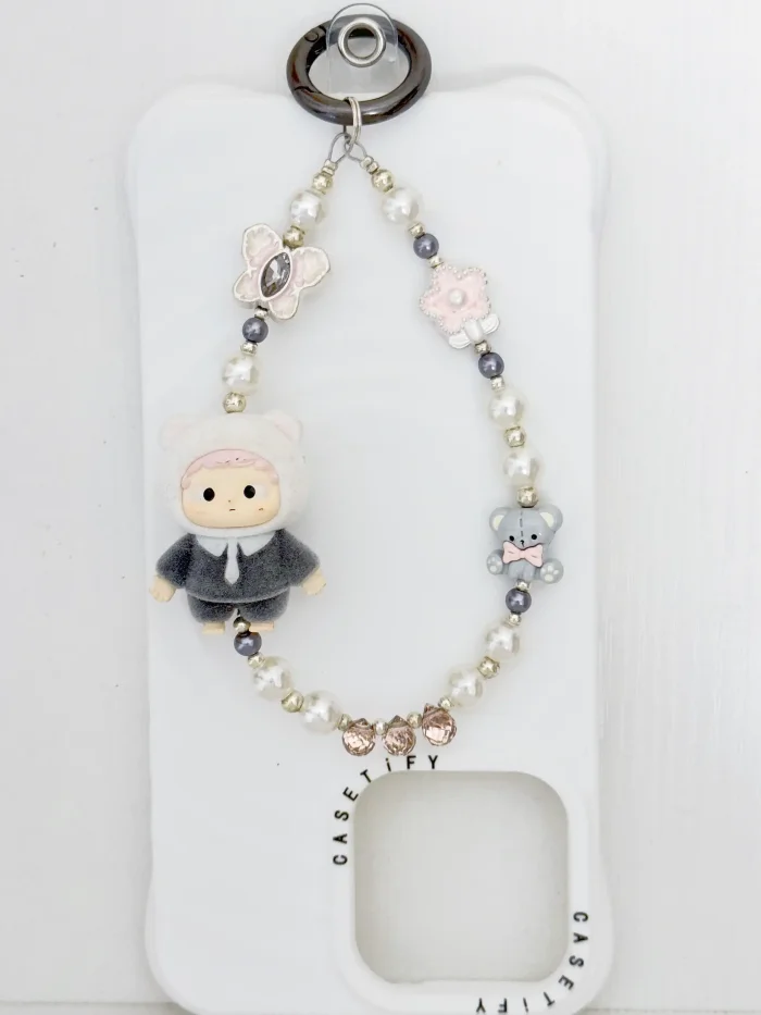 Handmade Alloy Charm Phone Strap
