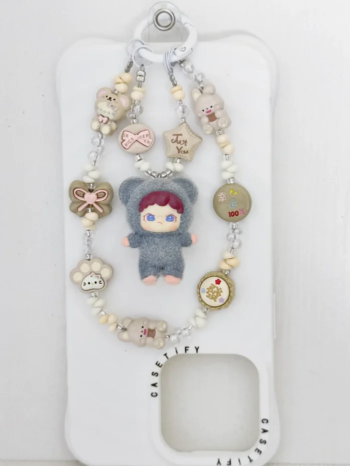 Handmade Alloy Charm Phone Strap
