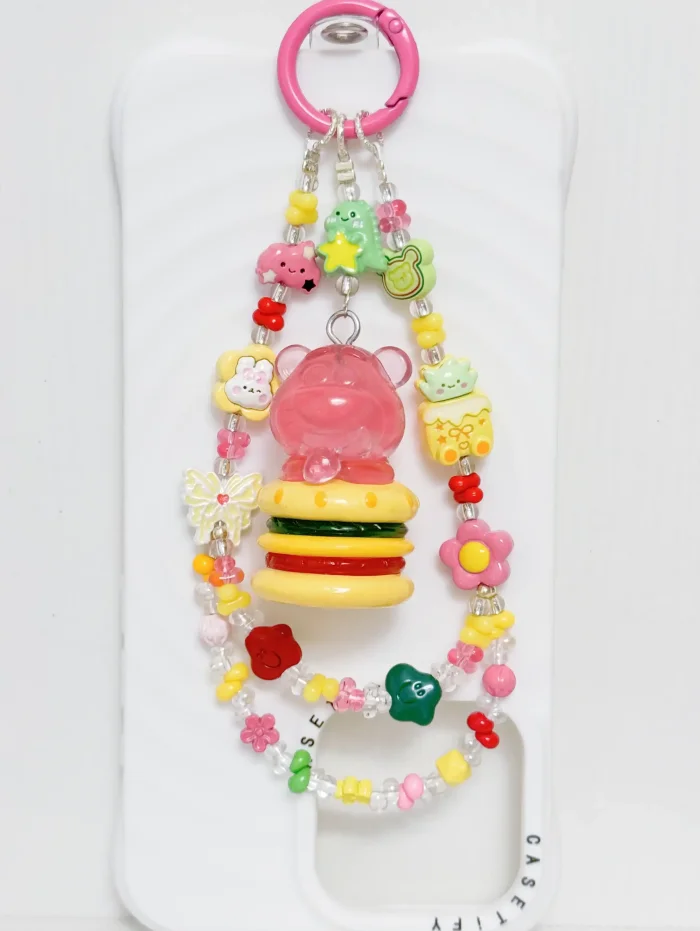Handmade Alloy Charm Phone Strap