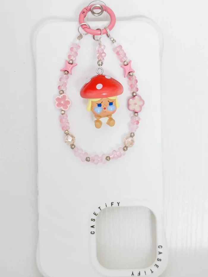 Handmade Alloy Charm Phone Strap Crybaby