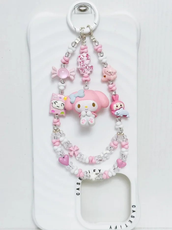 Handmade Alloy Charm Phone Strap Melody
