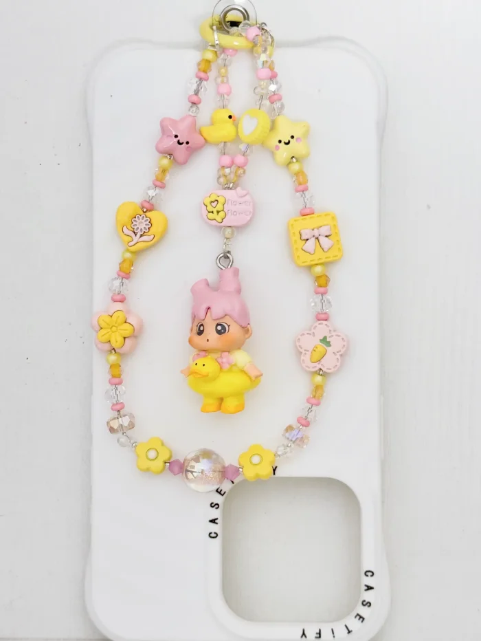 Handmade Alloy Charm Phone Strap Qoqo