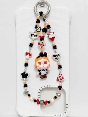 Handmade Alloy Charm Phone Strap Crybaby