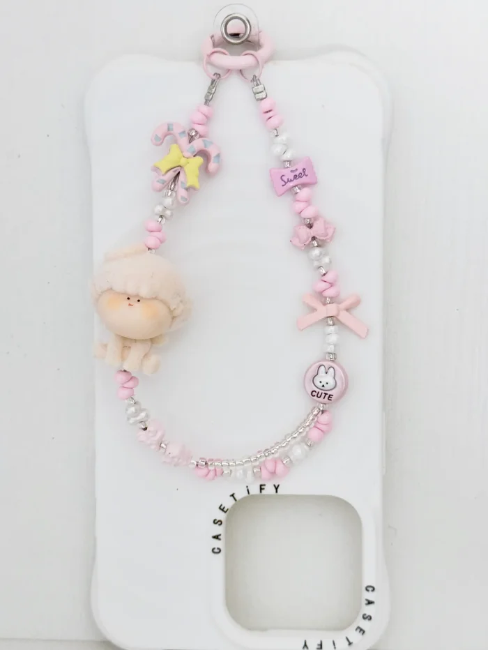 Handmade Alloy Charm Phone Strap