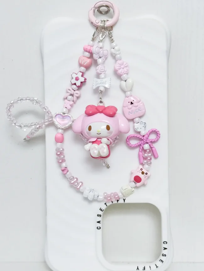 Handmade Alloy Charm Phone Strap Melody