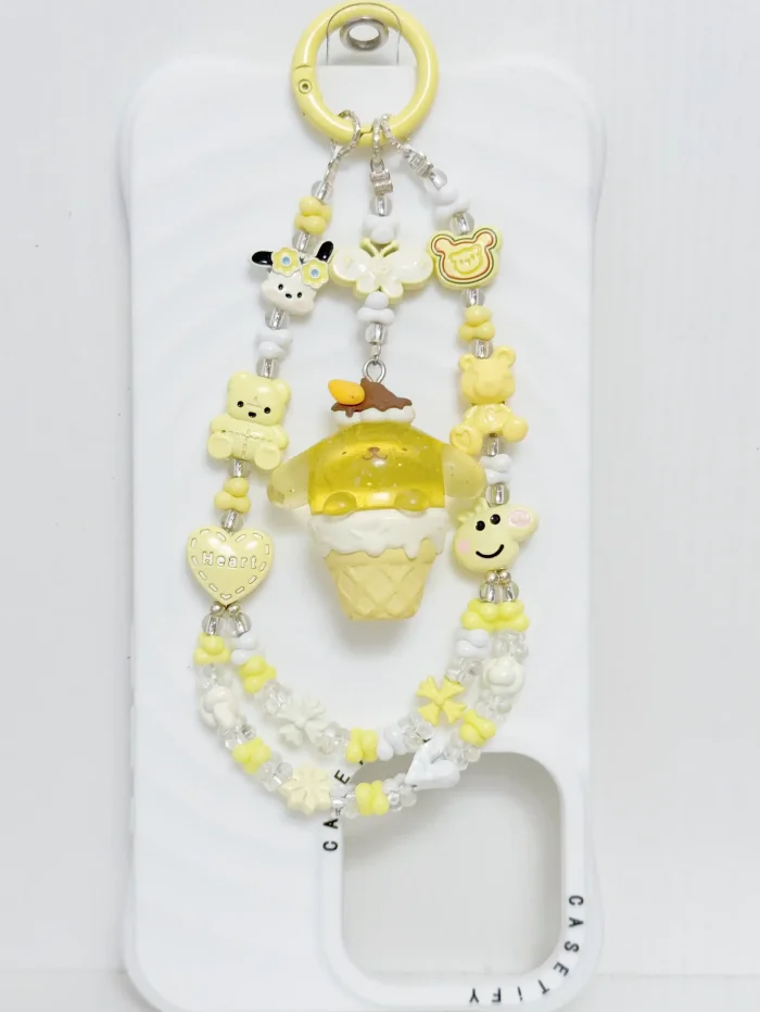 Handmade Alloy Charm Phone Strap Sanrio