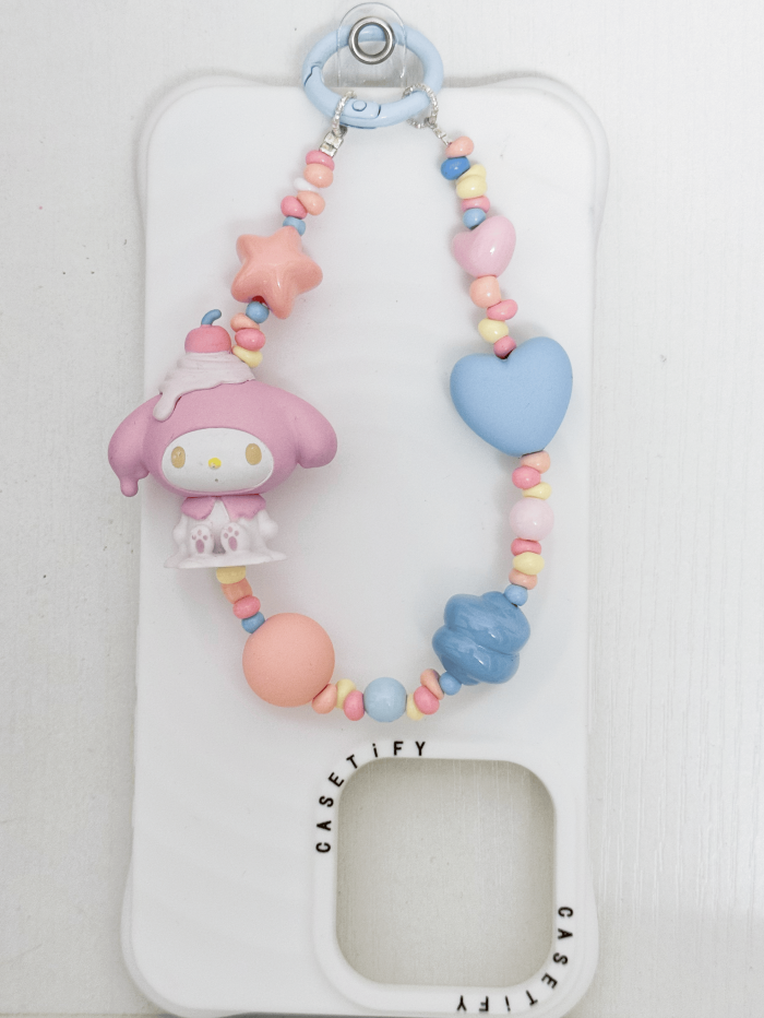 Handmade Acrylic Charm Phone Strap Sanrio