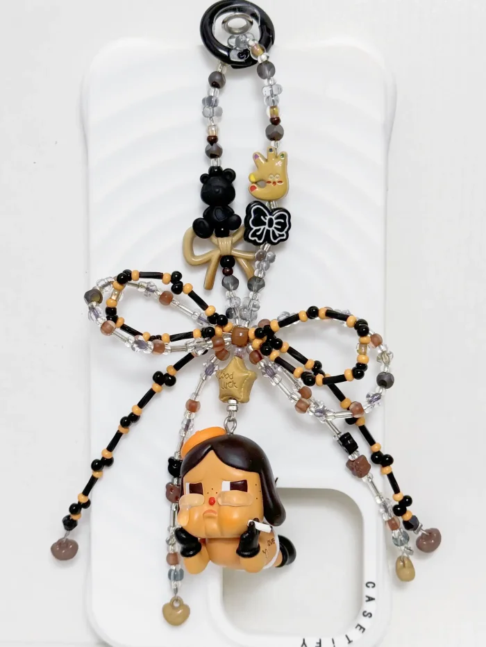 Handmade Alloy Charm Phone Strap Crybaby