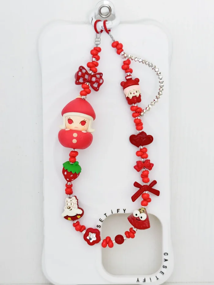 Handmade Alloy Charm Phone Strap Molly