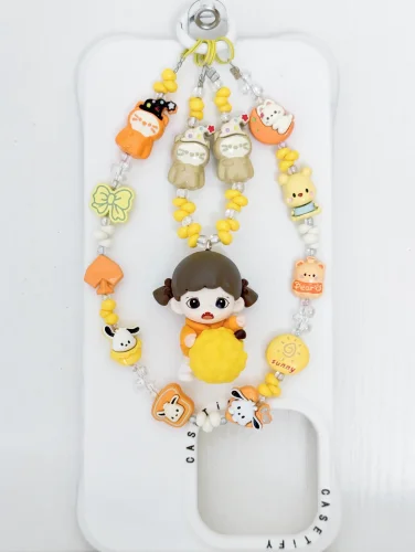 Handmade Alloy Charm Phone Strap Zoraa