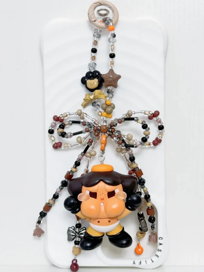 Handmade Alloy Charm Phone Strap Crybaby