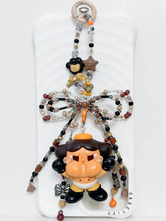 Handmade Alloy Charm Phone Strap Crybaby