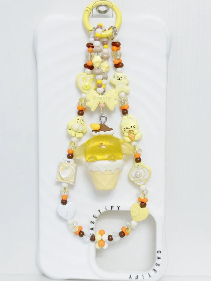Handmade Alloy Charm Phone Strap Sanrio