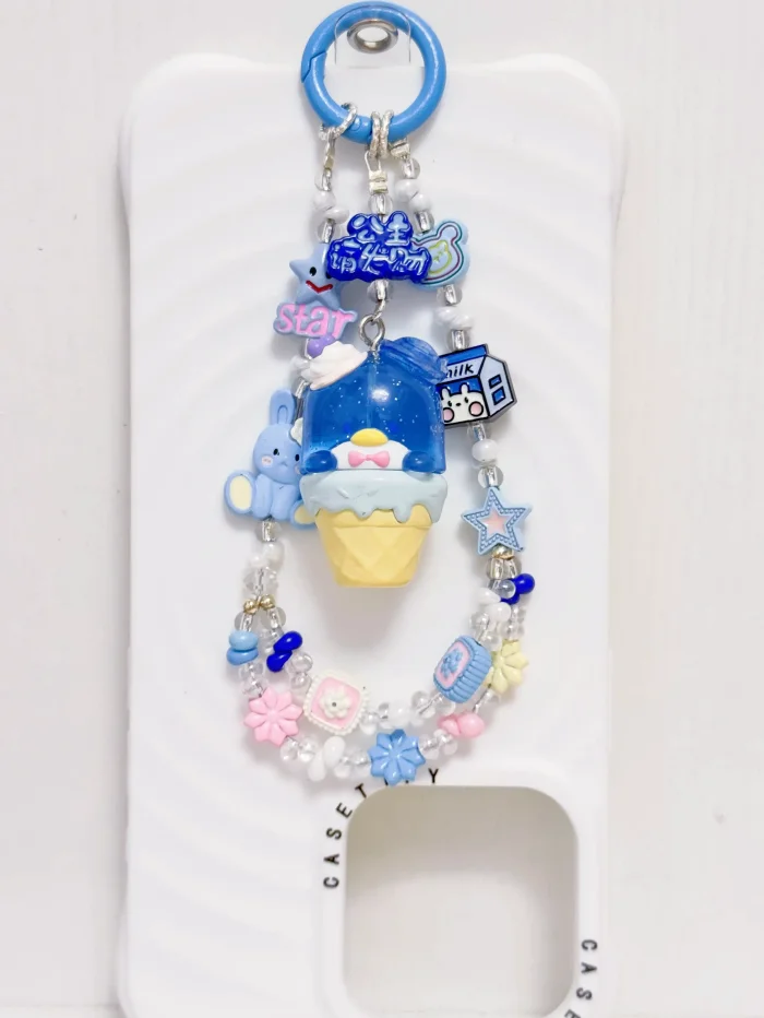 Handmade Alloy Charm Phone Strap Sanrio