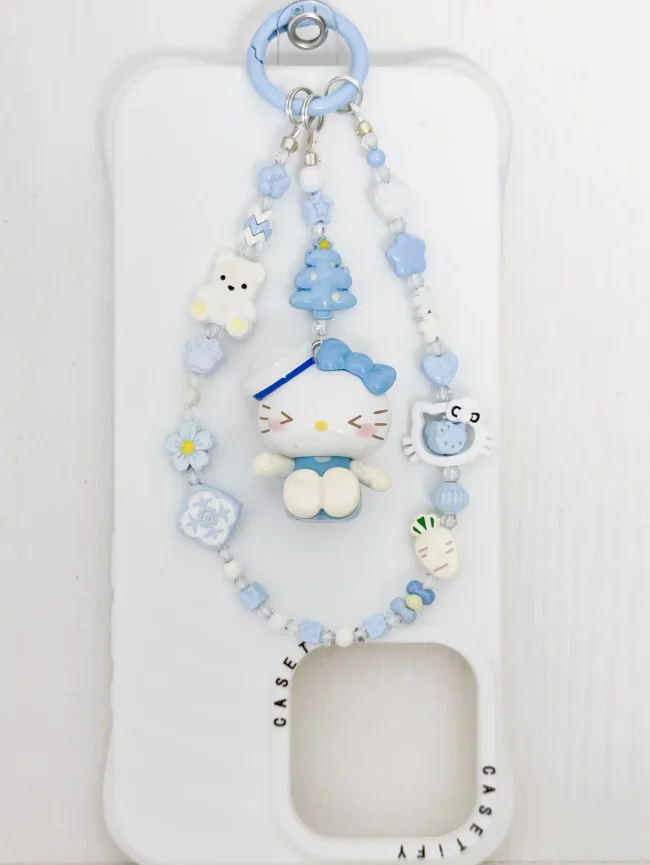 Handmade Alloy Charm Phone Strap Sanrio