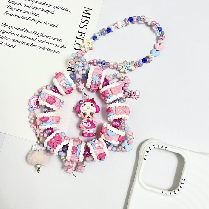 Hand Painted Beads Phone Charm Zoraa