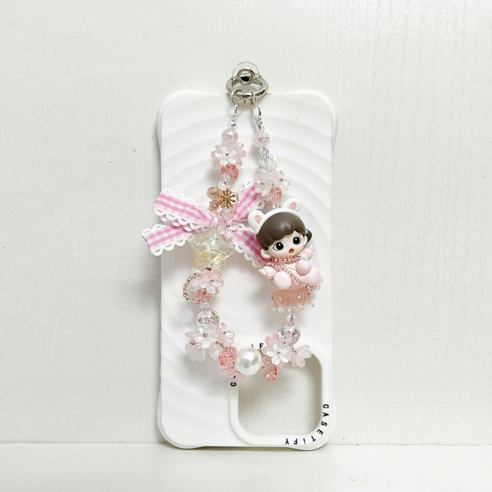 Handmade  Crystal Glass Charm Phone Strap Zoraa