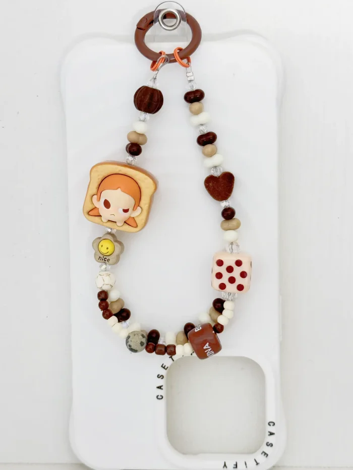 Copy Handmade Alloy Charm Phone Strap Pucky Zsiga Hirono